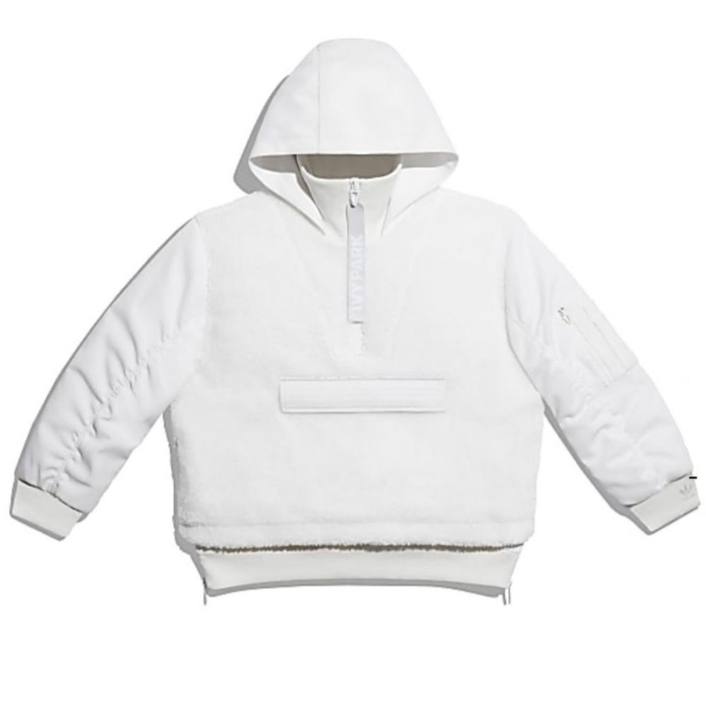 White Ivy Park 1/2 Zip Sherpa Unisex - M - Picture 5 of 10